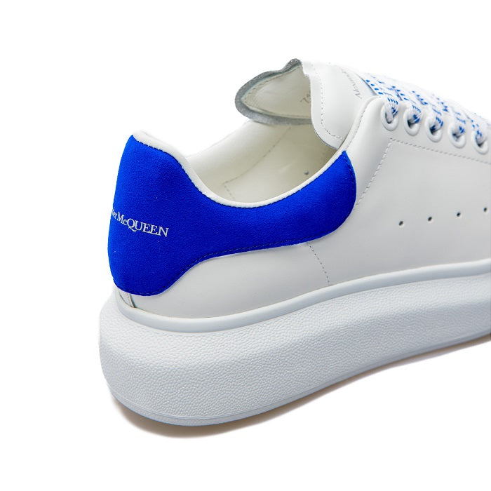Alexander Mcqueen Oversized Blue Suede Women's Low Top Sneaker 719412 WHGP7 8981
