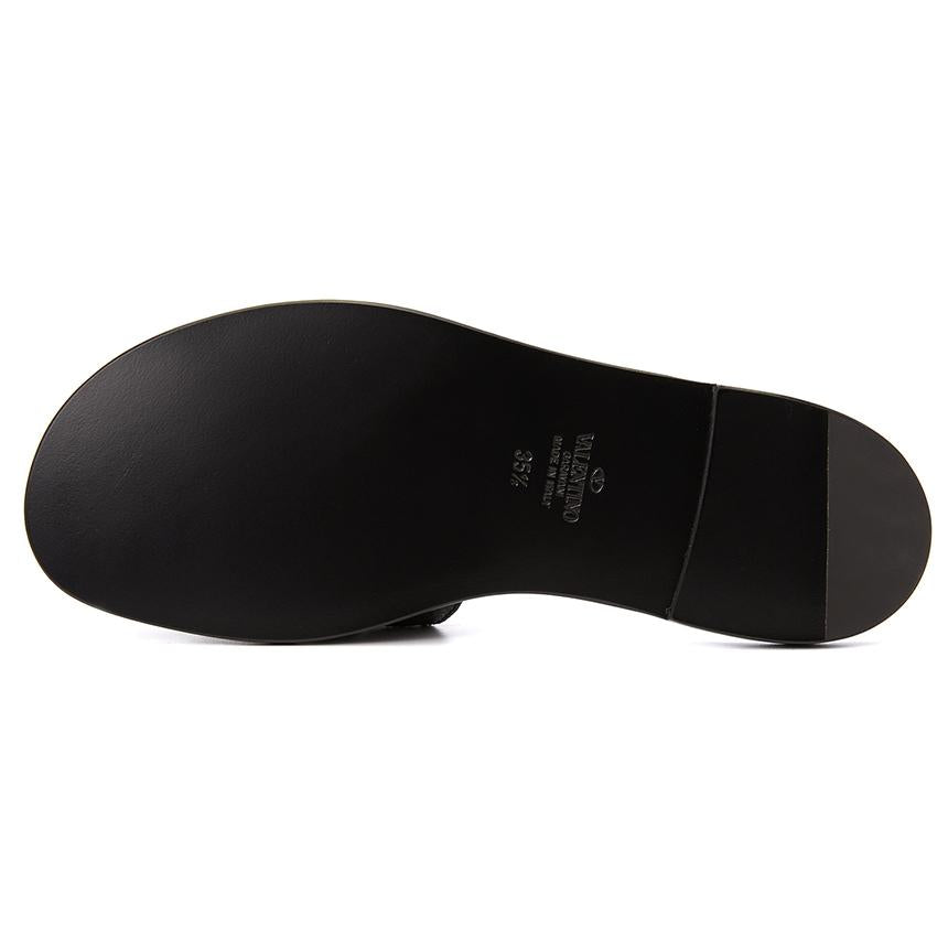 VALENTINO V Logo Signature Women’s Slide Sandals Black