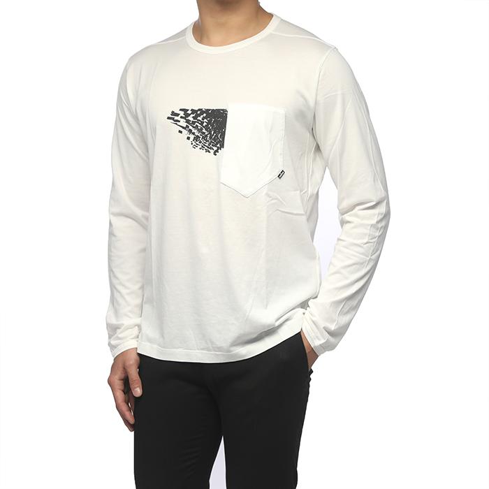 STONE ISLAND Shadow Project White Long Sleeve T-Shirt Men's