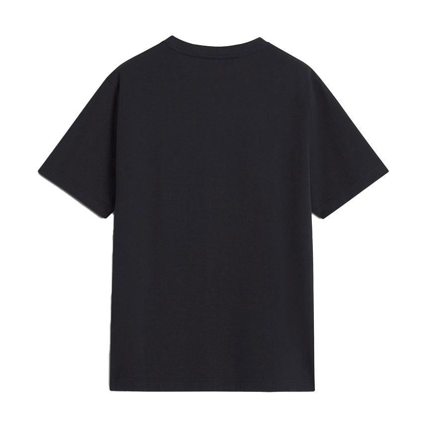 Maison Kitsune Double Fox Head Short Sleeve T-Shirt Anthraci OM011C FKJ0118 P190