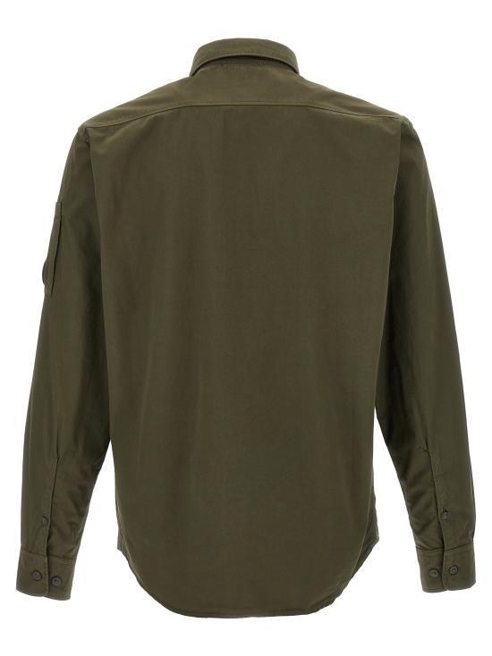 CP Company Long Sleeve Shirt for Men 18CMSH140A110143G683 IVY GREEN DOM