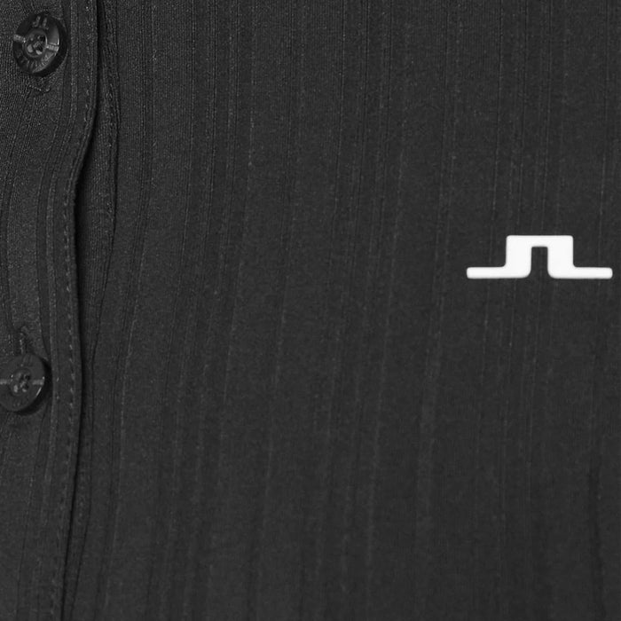 J LINDEBERG Moira Lining Collar T-Shirt Black