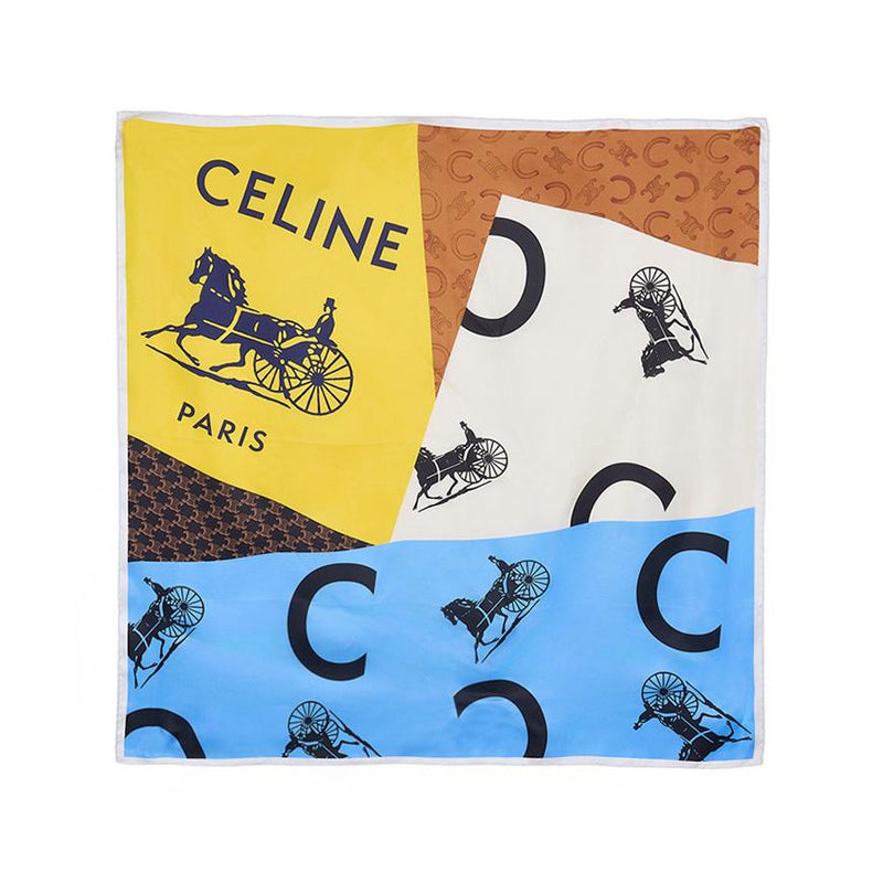 CELINE Women’s Square Silk Scarf 2AW902Q32 GGO0