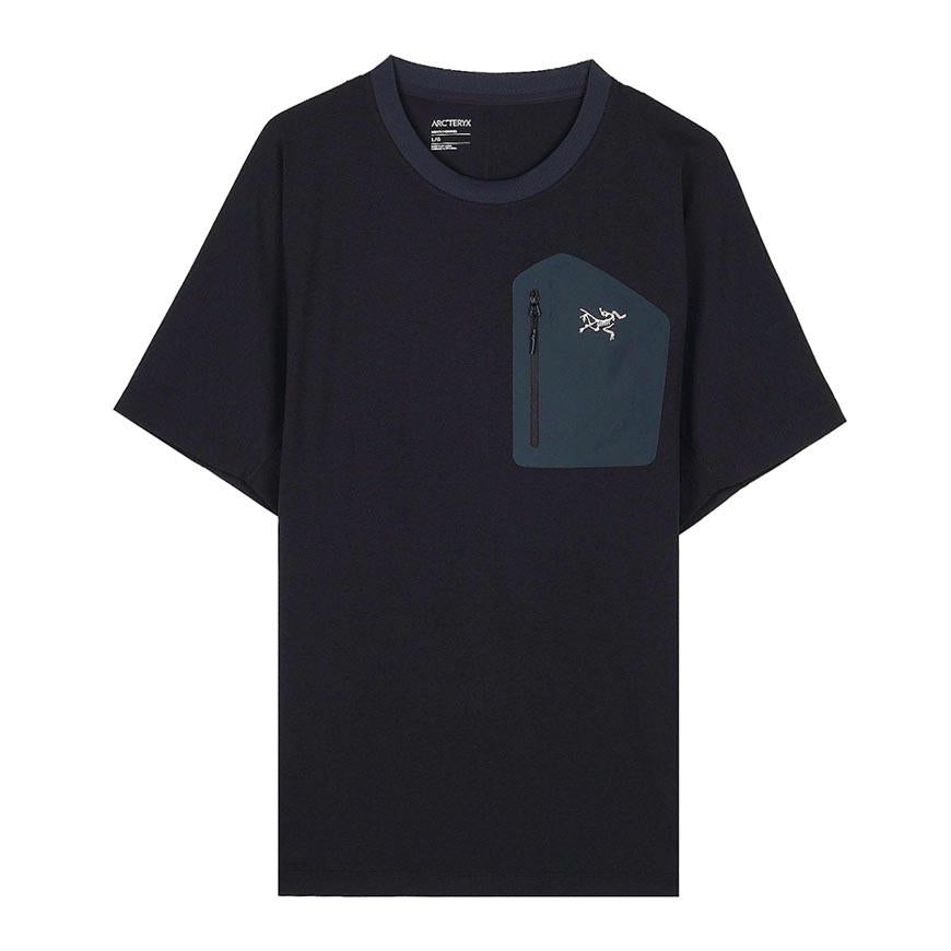 ARC`TERYX Men’s Ciel Pocket T-Shirt Black Grey