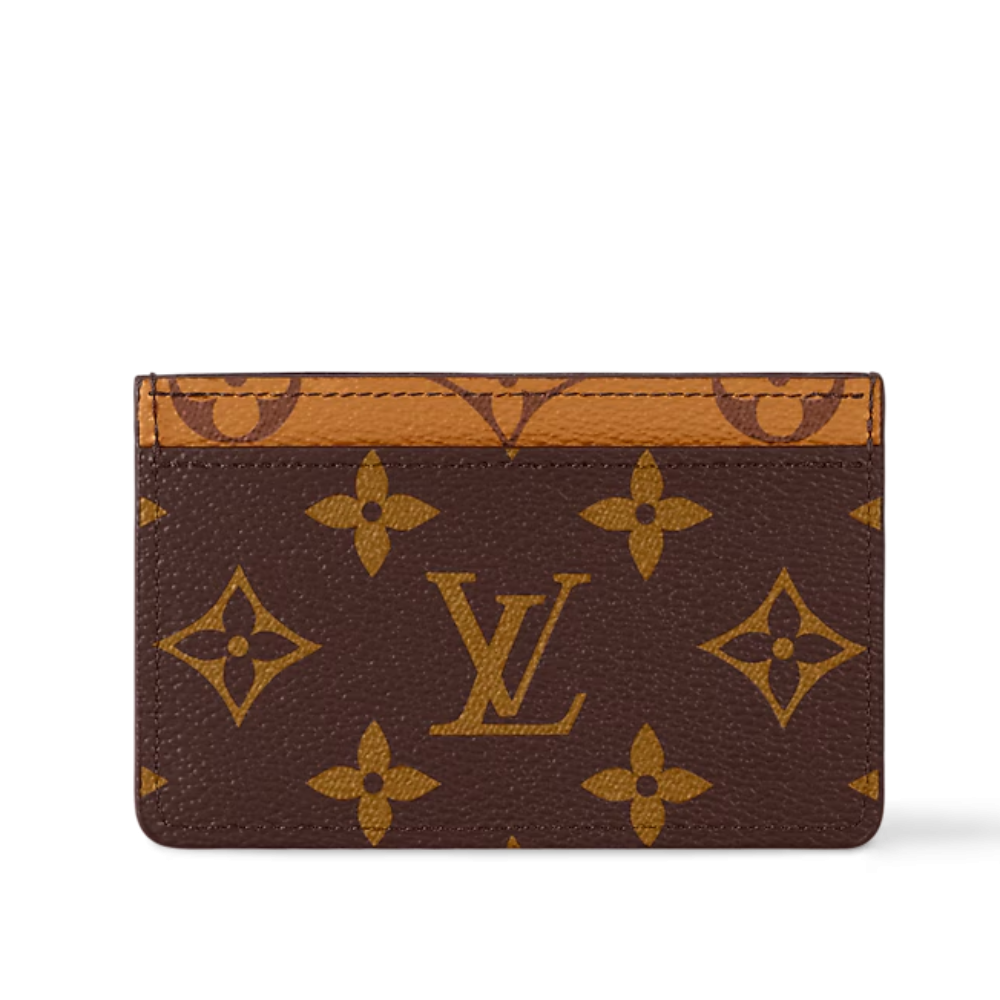 Louis Vuitton Monogram Reverse Card Slot Women Card Holder
