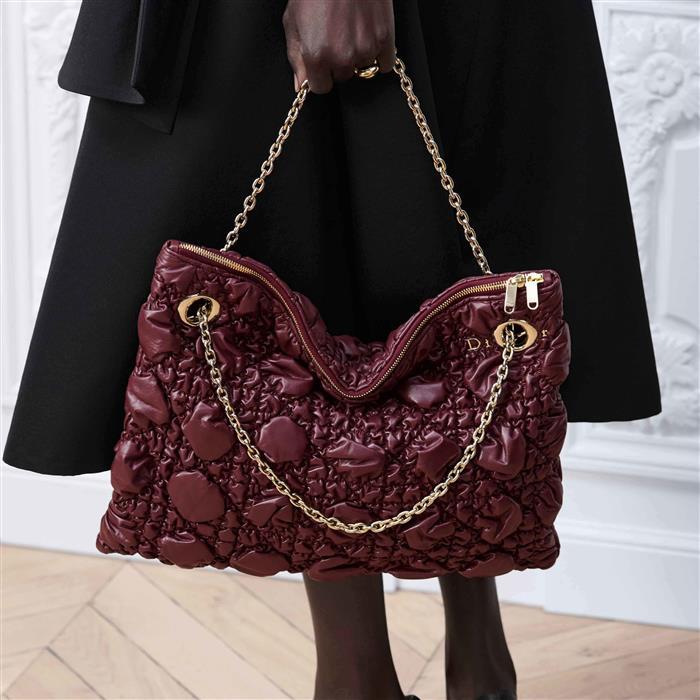 DIOR Crunch Bag Medium Tote Bag