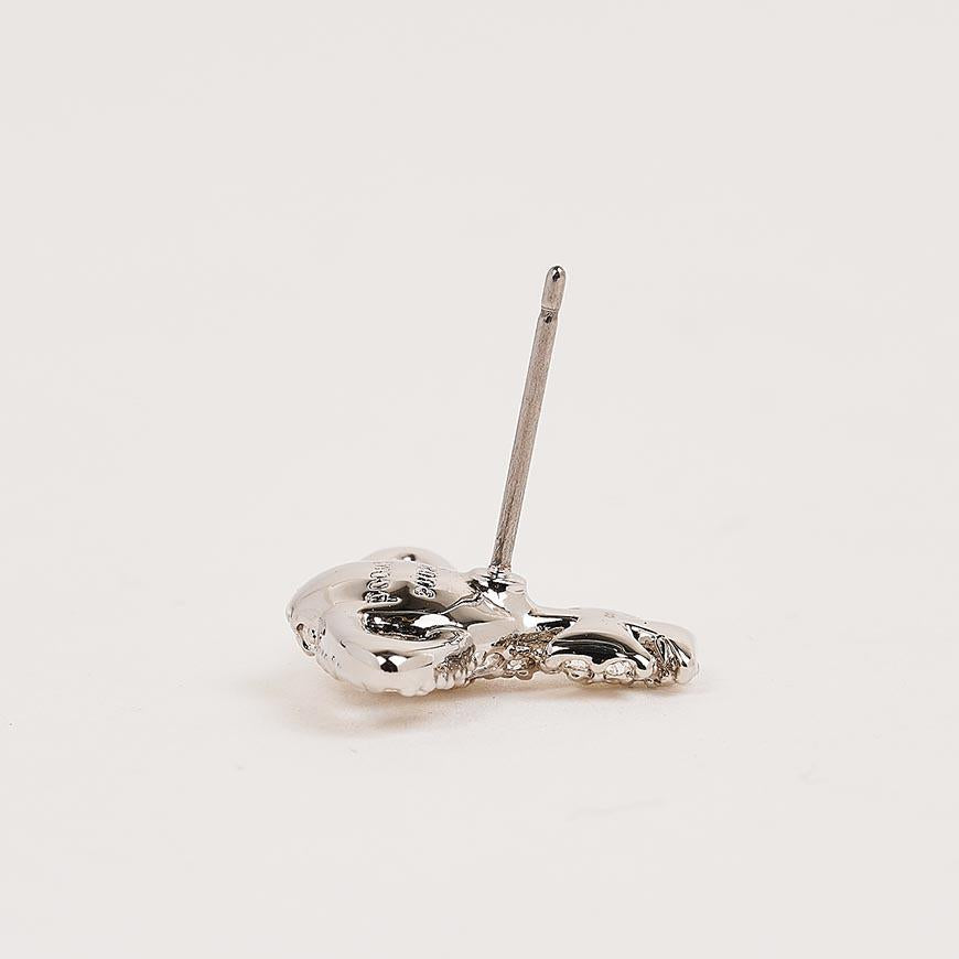 Vivienne Westwood Grace Bas Relief Earrings Silver-Tone Jewelry