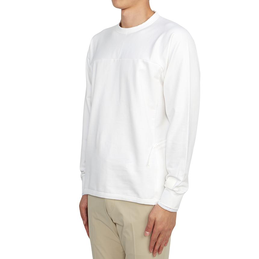 CP Company Men’s Cotton Crewneck Sweatshirt White