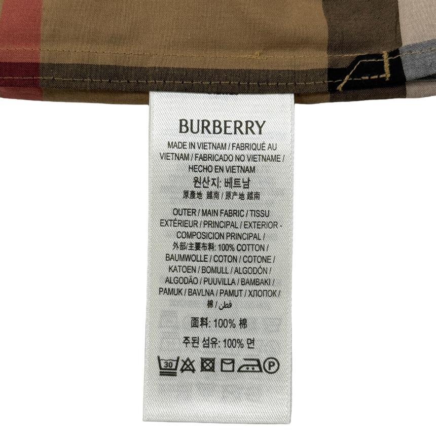 BURBERRY Men’s Check Short-Sleeve Shirt Elio Pocket 81042011 81217281 ELIO