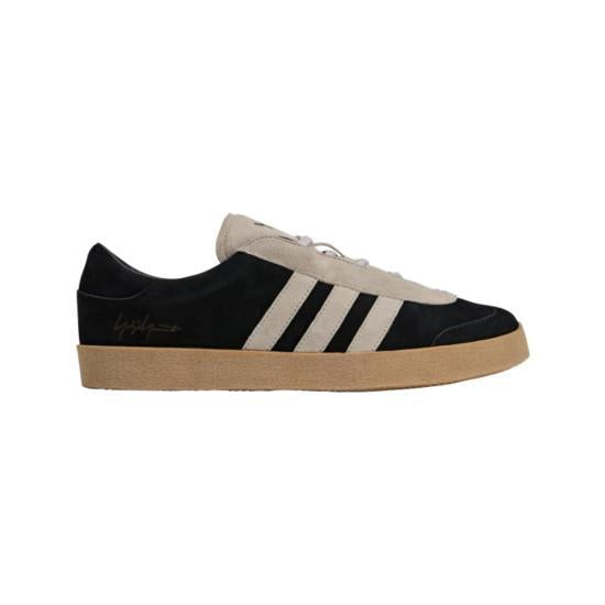 Y-3 White Leather Low-Top Sneakers YY3U261PSSN054BK BLACK DOM
