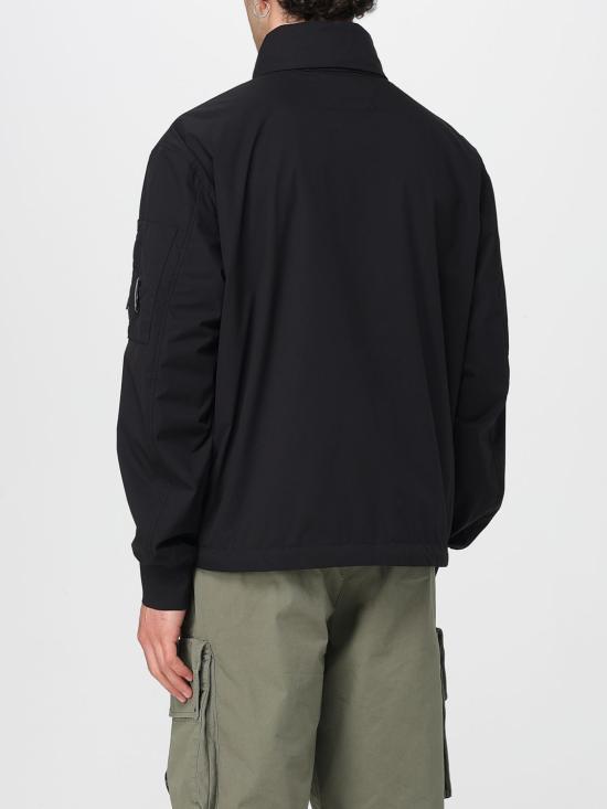CP Company Men’s Lightweight Zip Jacket 18CMOW008A110264A999 BLACK DOM