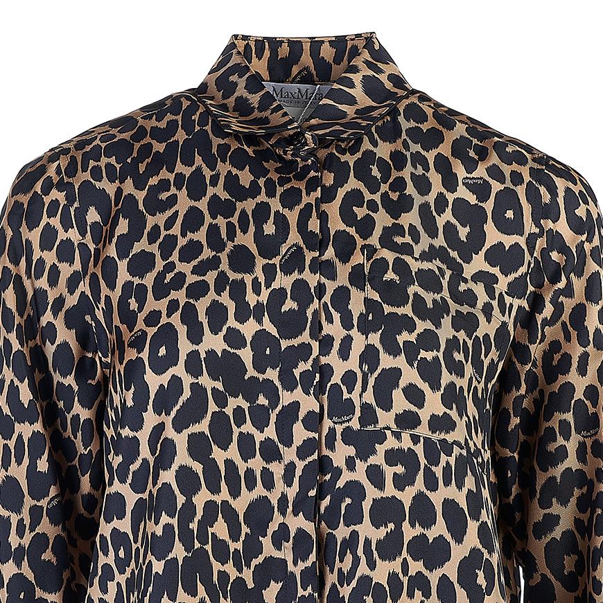 Max Mara ETNA Beige Button-Down Shirt for Women