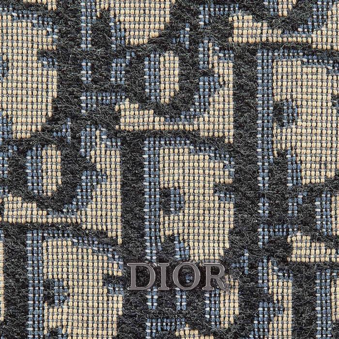 DIOR Money Clip Wallet Leather Card Holder