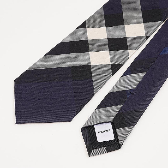 BURBERRY Men’s Check Silk Tie A1222 MANSTON