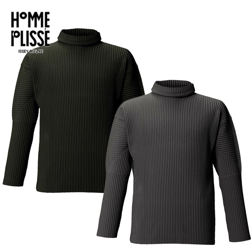 Issey Miyake Homme Plissé Turtleneck Long Sleeve T-Shirt JK604 4