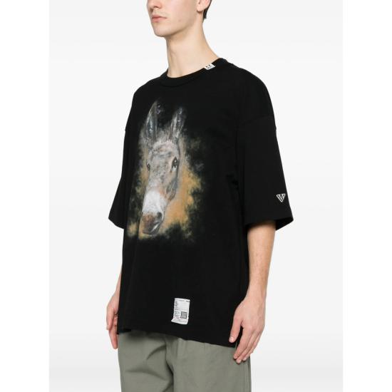 Maison Mihara Yasuhiro Short Sleeve T-Shirt Men’s J16TS851 BLACK DOM