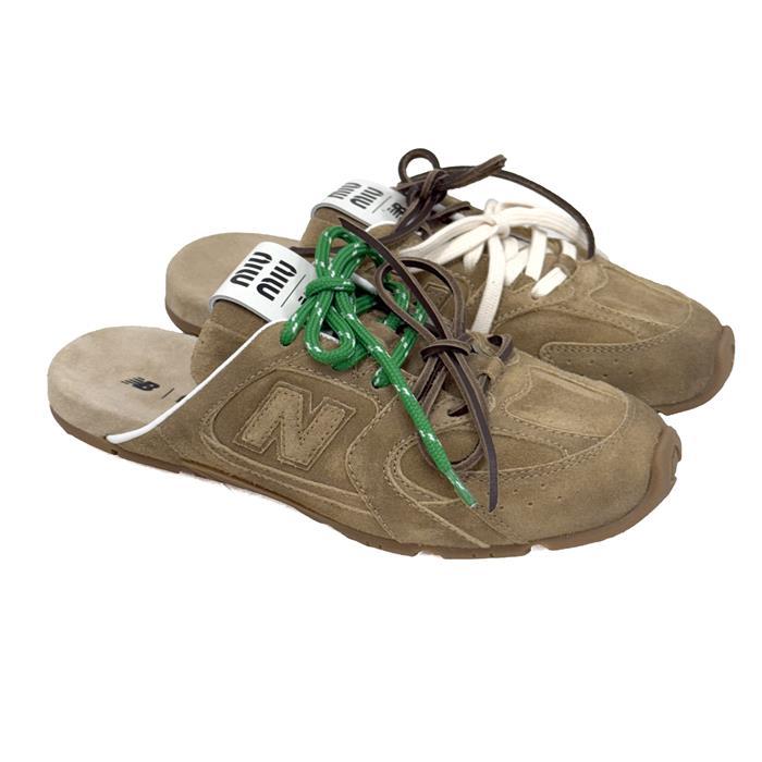 Miu Miu suede mule sandals