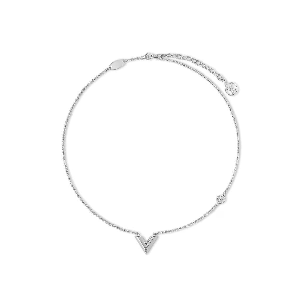 Louis Vuitton Essential V Women’s Necklace Gold Silver M00857 M63197