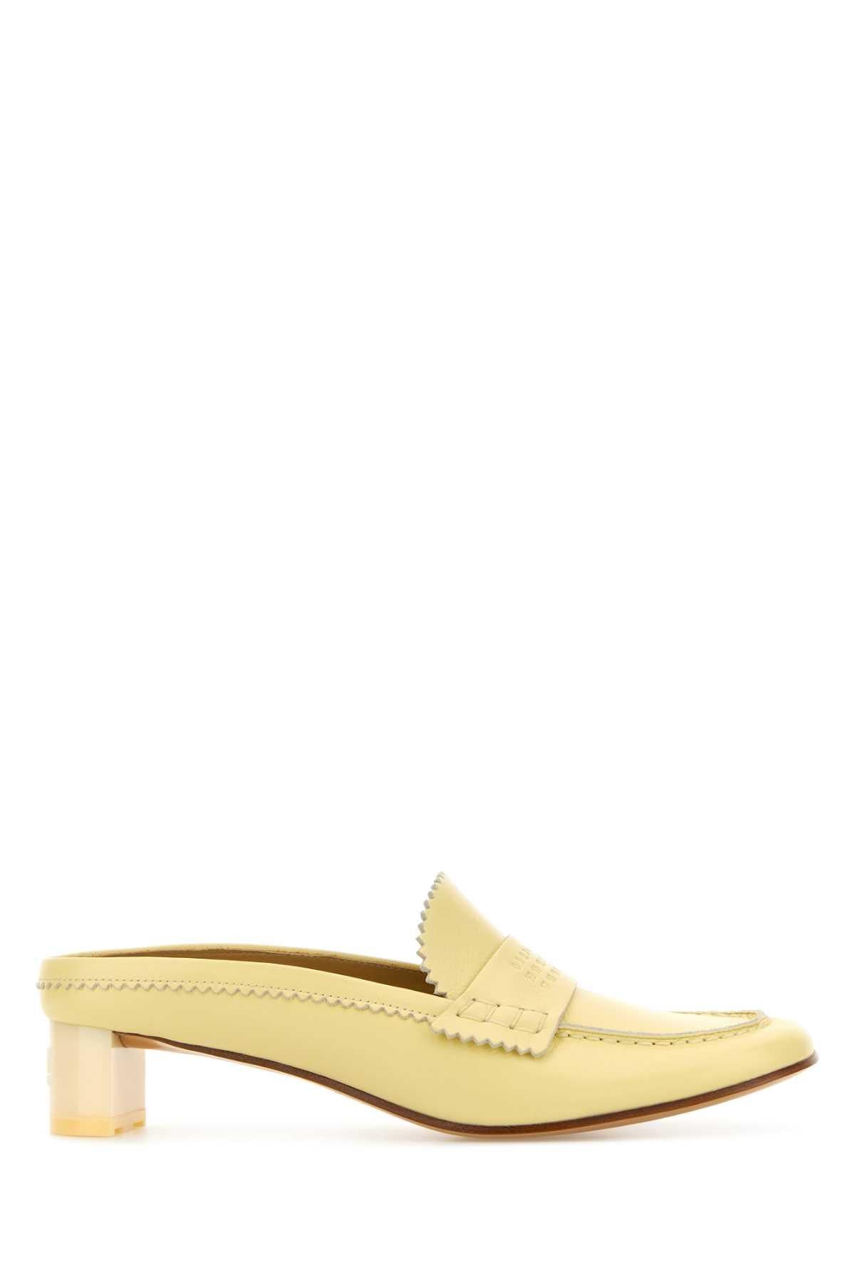 Maison Margiela Leather Mules Slide Sandals Black Women’s