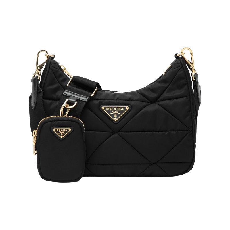 PRADA Padded Re-Nylon Black Women’s Shoulder Bag