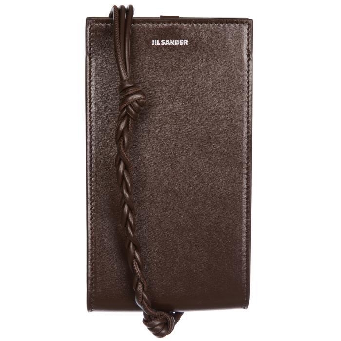 JIL SANDER Tangle Phone Holder Crossbody Bag Ebony Unisex