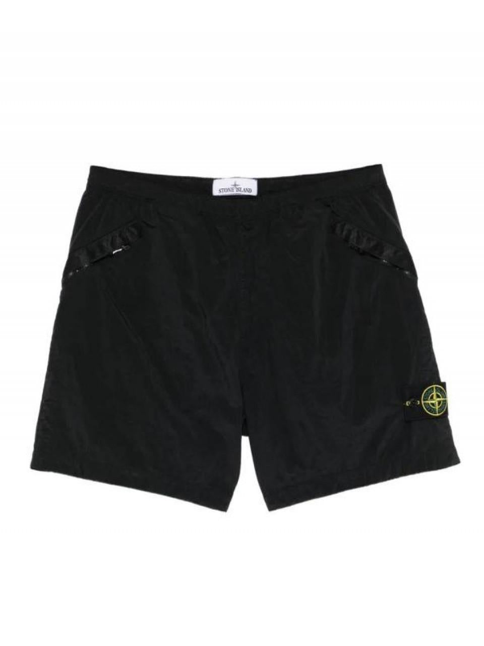 STONE ISLAND Nylon Metal Econyl Shorts Men’s Black