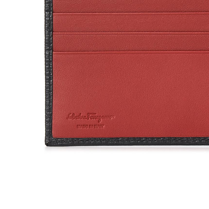 Ferragamo Men’s Leather Bifold Wallet Black