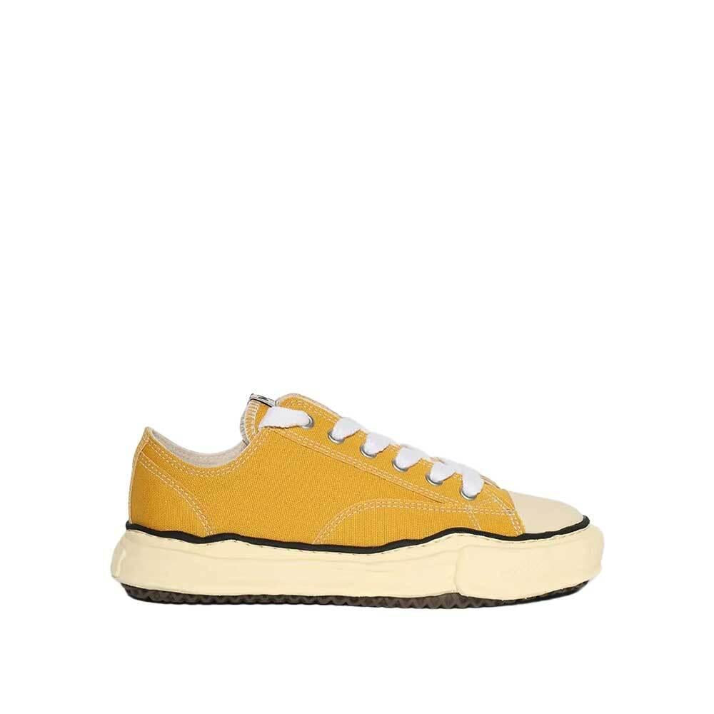 Maison Mihara Yasuhiro Yellow Canvas Low Top Sneakers