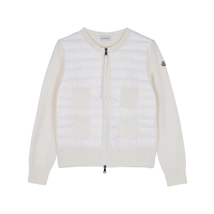 Moncler Women’s Tricot Knit Cardigan Ivory