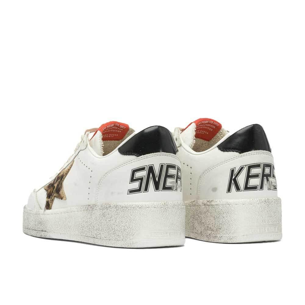 GOLDEN GOOSE Women’s Ball Star Leopard Star Low-Top Sneak GWF00804 F007323 10889
