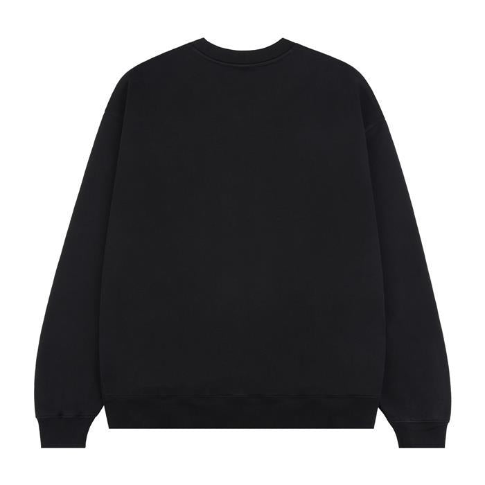 Maison Kitsune Standing Fox Patch Comfort Fit Sweatshirt Navy