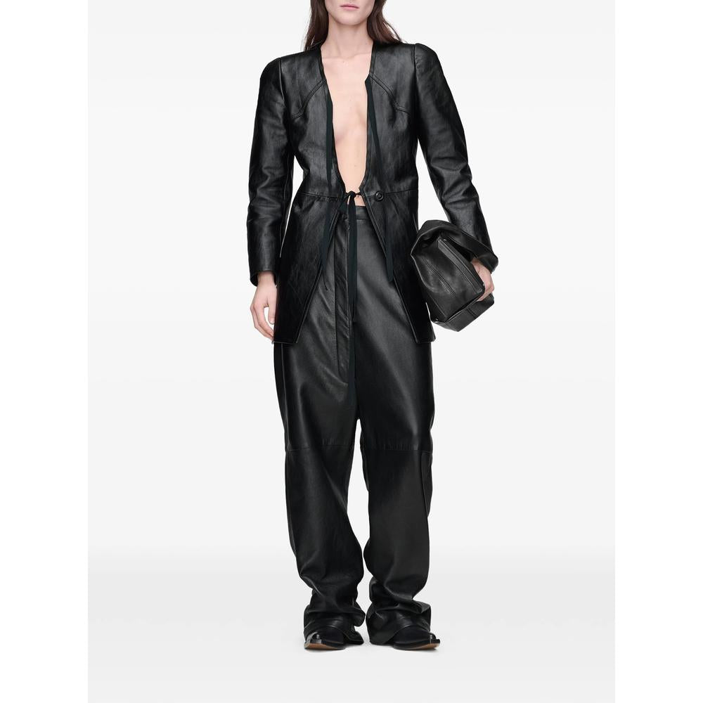 Maison Margiela Black Leather Shoulder Bag