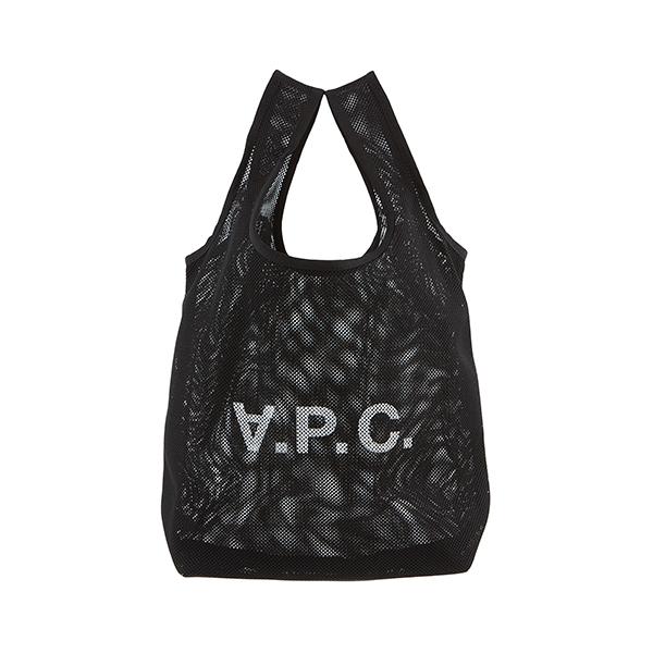 A.P.C. Unisex Canvas Tote Bag Eco Shopper H61679 LZZ BLACK