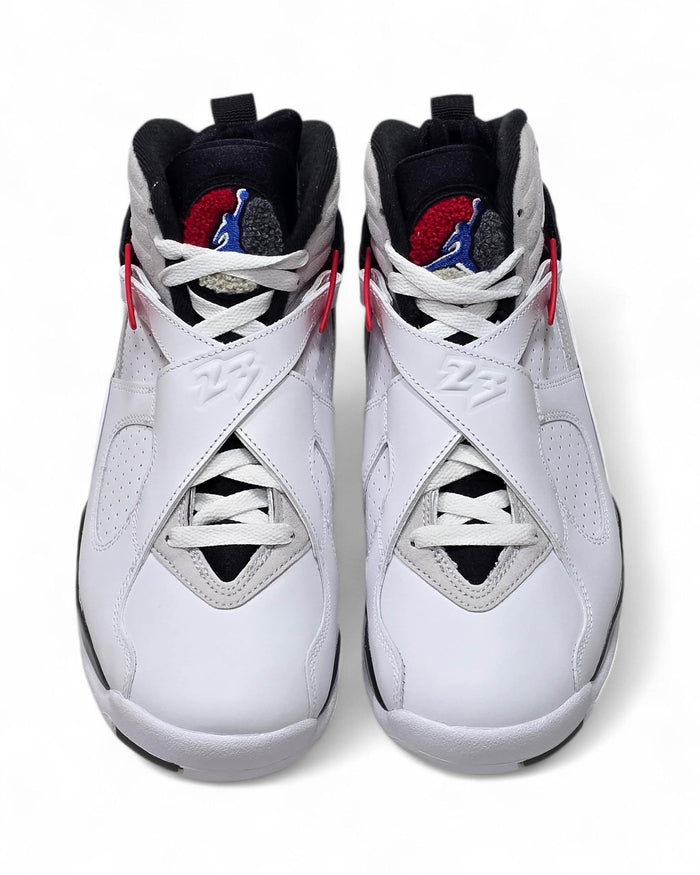 Air Jordan White Red High Top Sneakers