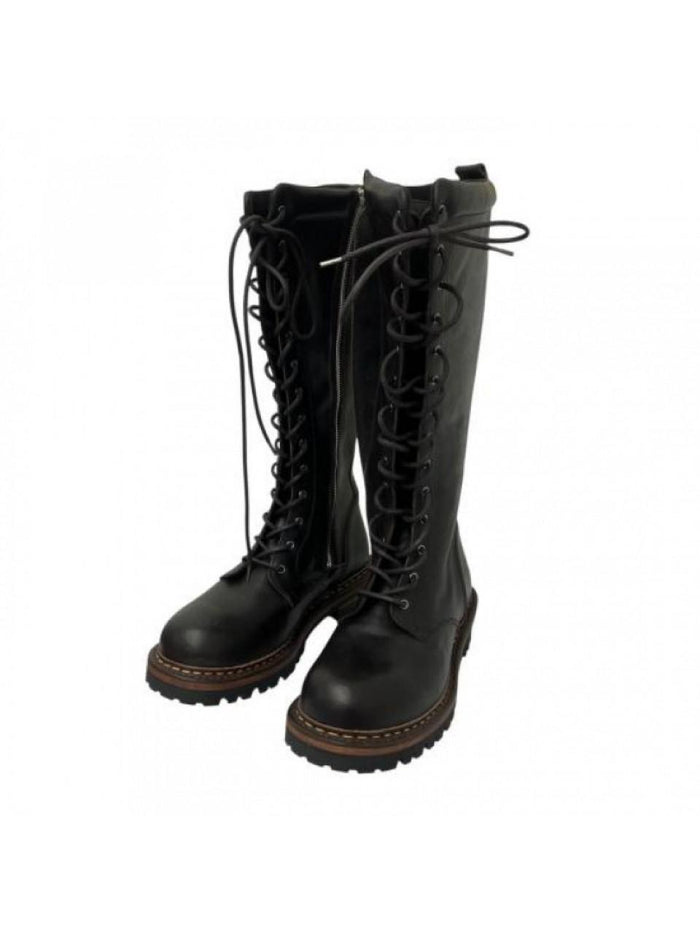 OUR LEGACY Dark Chocolate Rich Calfskin Cager Mid Boots