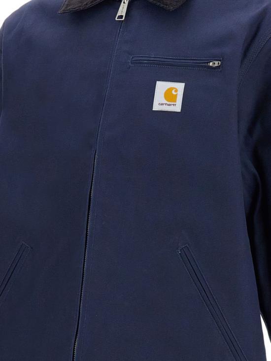 CARHARTT WIP Dark Navy Cotton Canvas Detroit Jacket