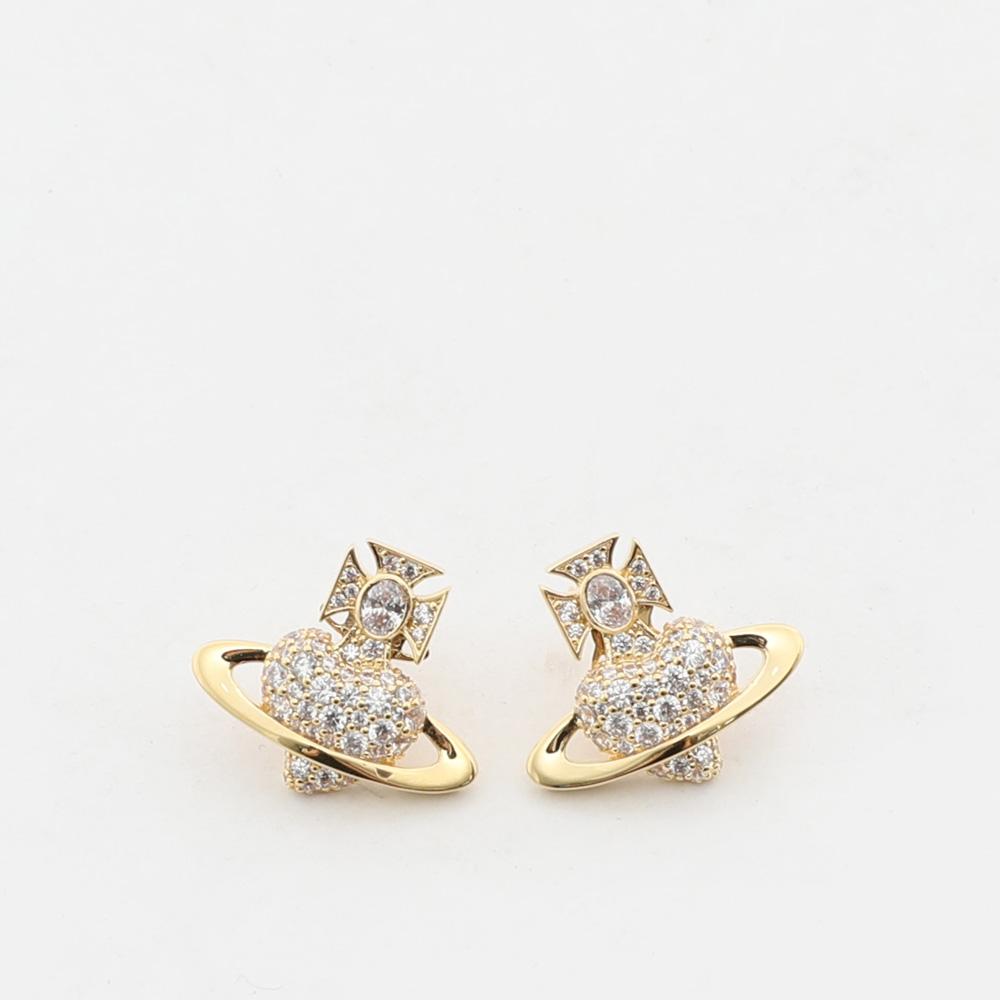 Vivienne Westwood ORB Agatha Earrings Women’s Silver-Tone Jewelry