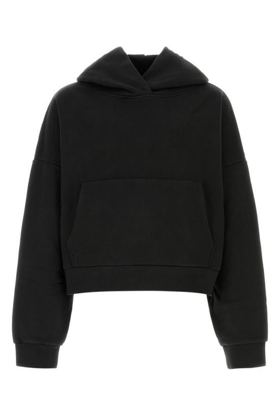 Entire Studios Oversized Pullover Hoodie Sweatshirt Black Women’s ES2125 SOSOOT