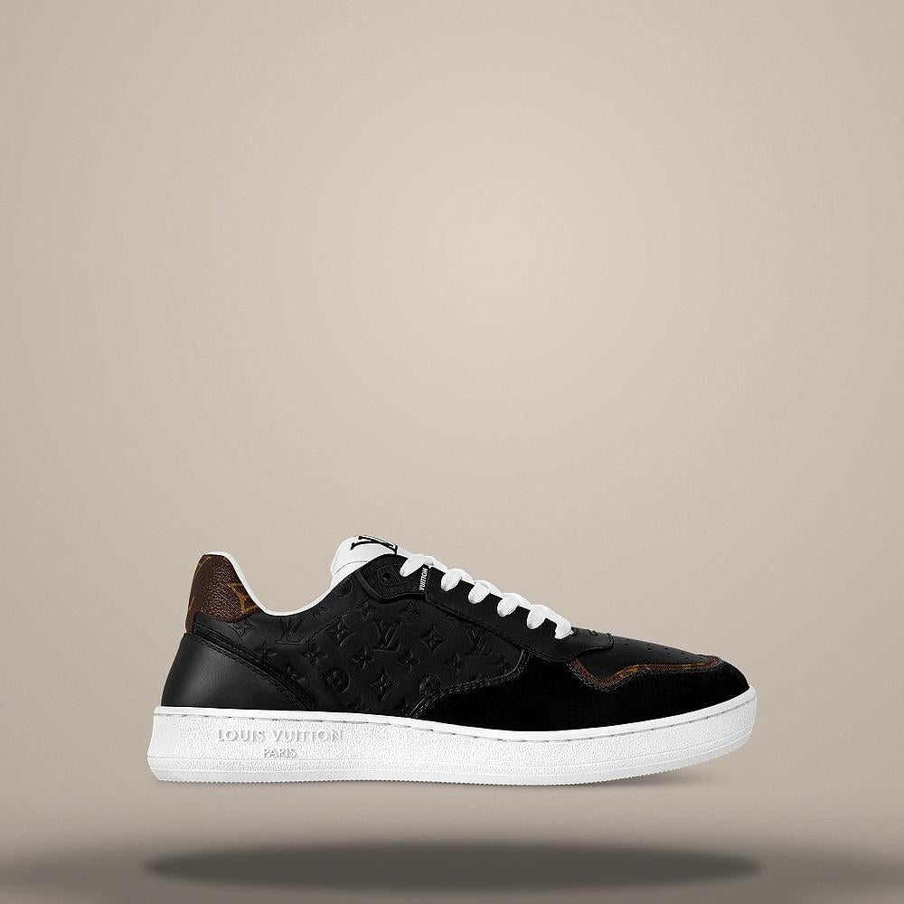 Louis Vuitton LV Stadium Black Low Top Sneakers 1ACUIZ