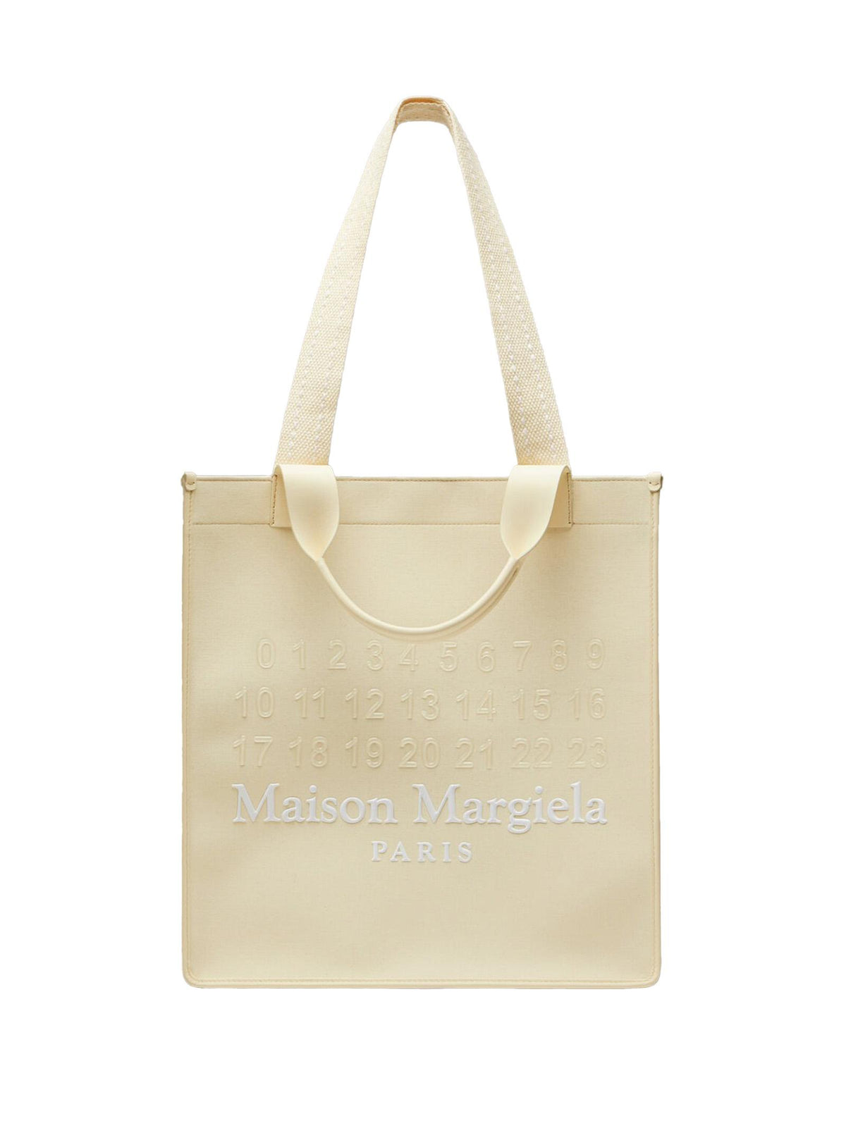 Maison Margiela Leather Tote Bag Beige Women’s