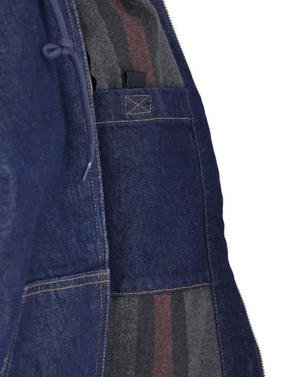 CARHARTT WIP Blue Rinsed Denim Jacket for Men
