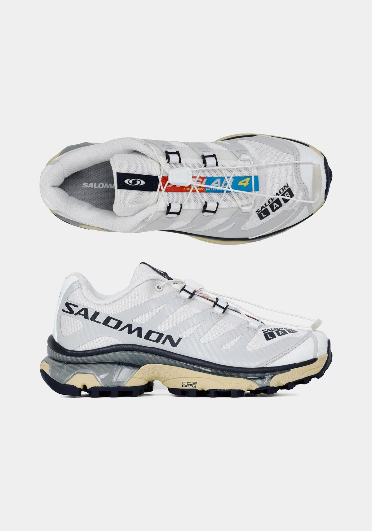 SALOMON White Lunar Rock Night Sky XT-4 OG Low-Top Sneakers L 49187100