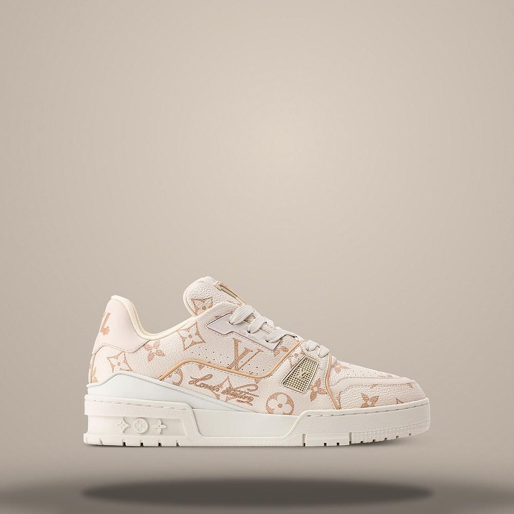 Louis Vuitton Men's Dune Beige Trainer Sneakers 1AKYBU