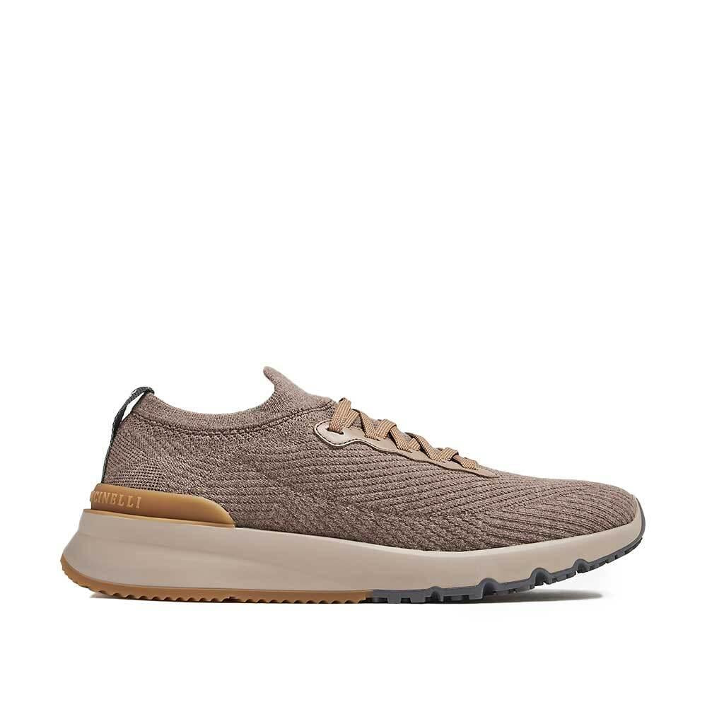 Brunello Cucinelli Knit Runner Low-Top Sneakers Men MZUWLBO253 CWE21