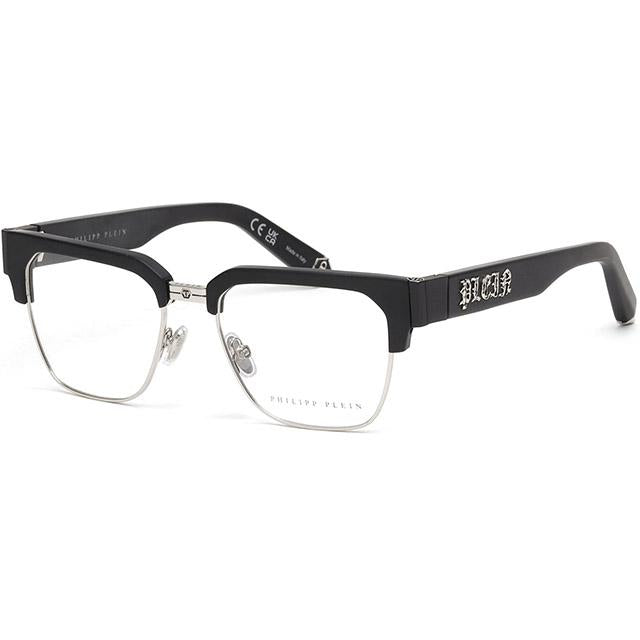 Philipp Plein Unisex Acetate Semi-Rim Eyeglass Frames Daily Wear VPP113 0579