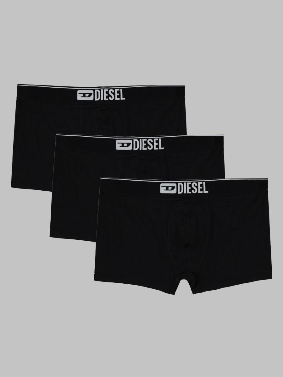 DIESEL Black Stretch Cotton Brief Boxer Underwear for Men