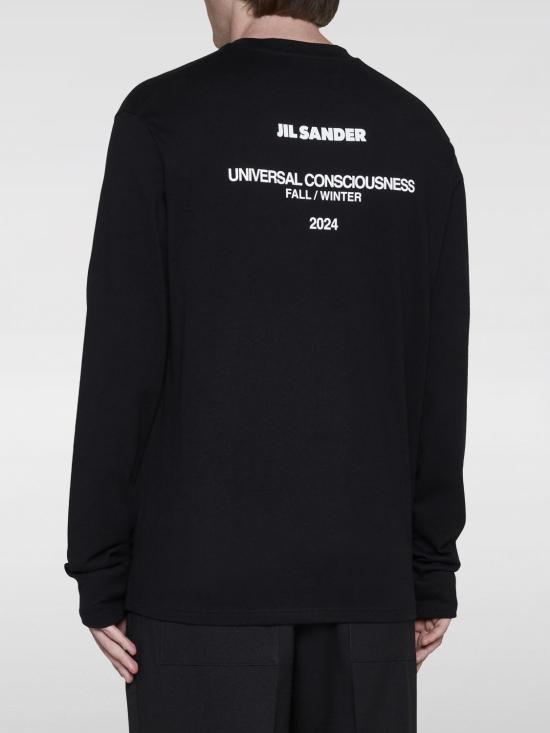 JIL SANDER Black Long Sleeve Sweatshirt J22GC0188 J46219001