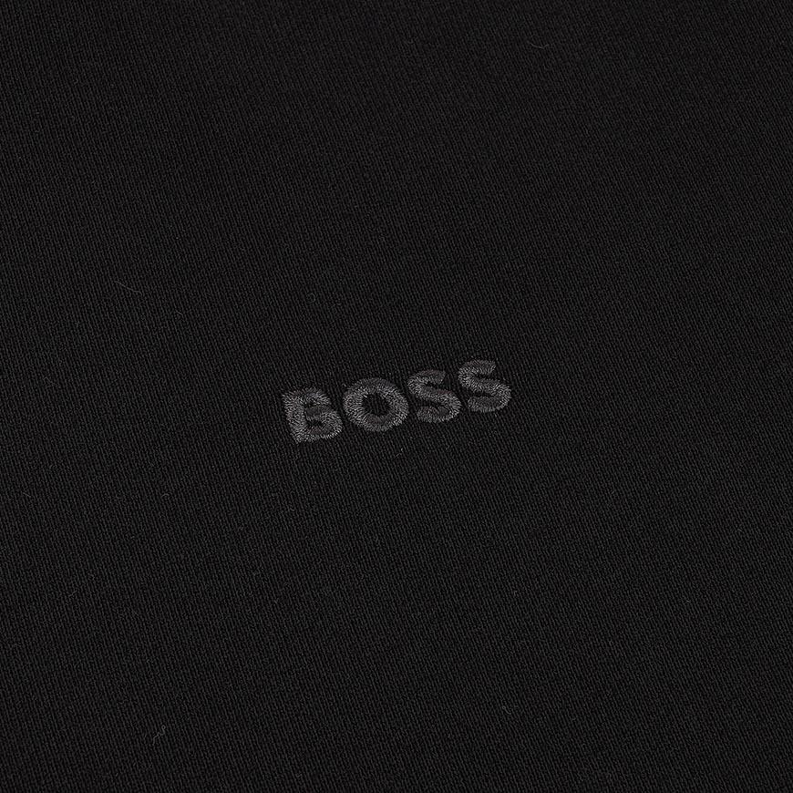 HUGO BOSS Men’s Terry Logo Zip Hoodie Black