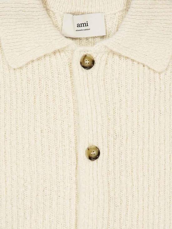 AMI Men’s Wool Knit Cardigan HKC354 KN0112 185 DOM
