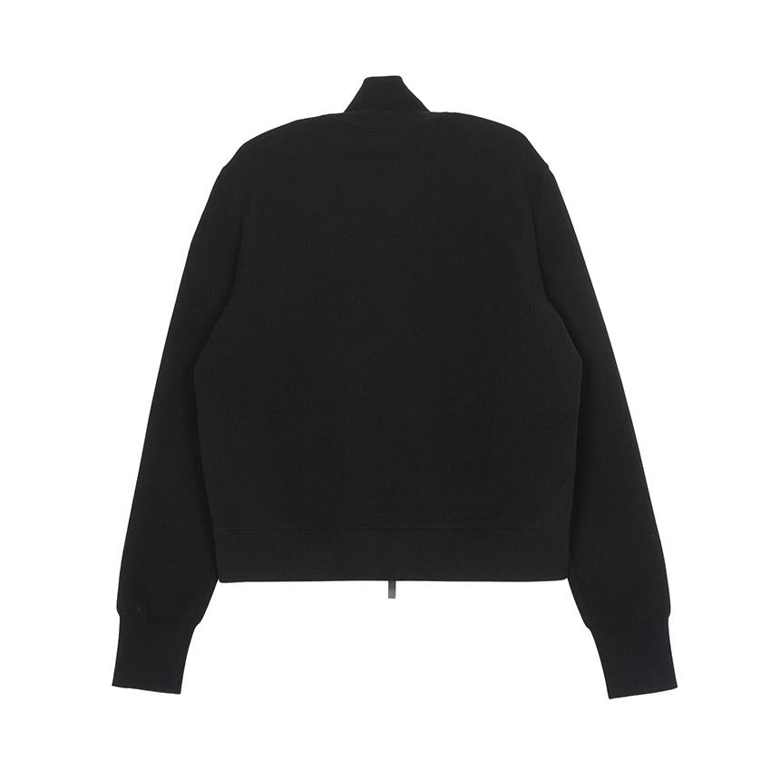 Moncler Women’s Padded Zip-Up Knit Cardigan Black